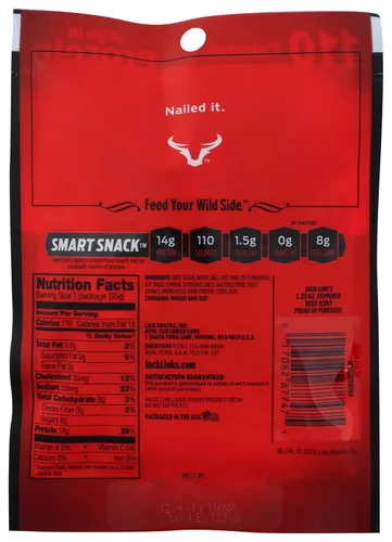 Miniatura 2 de JACK LINKS 10000008421 - Cecina de ternera Pepp de 1.25 onzas