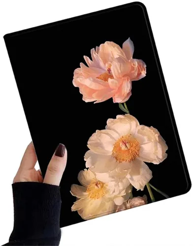 Miniatura 23 de kaidisen Funda de flores compatible con iPad de 9.7 pulgadas, 6ª y 5ª generación, iPad Air/Air 2, diseño de flores, ilustración floral con soporte