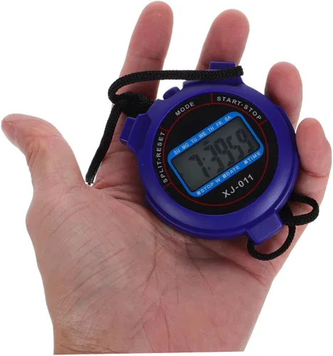 Miniatura 4 de Cronómetro deportivo digital con pantalla grande, funcionamiento silencioso para natación, correr, fitness, fácil de usar para entrenadores
