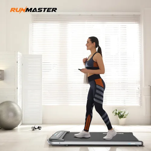 Miniatura 8 de RunMaster Under Desk Treadmill for Home and Office - 320lbs Weight Capacity, Quiet, Efficient, Walking Pad, Four LED Display, Space-Saving Portable