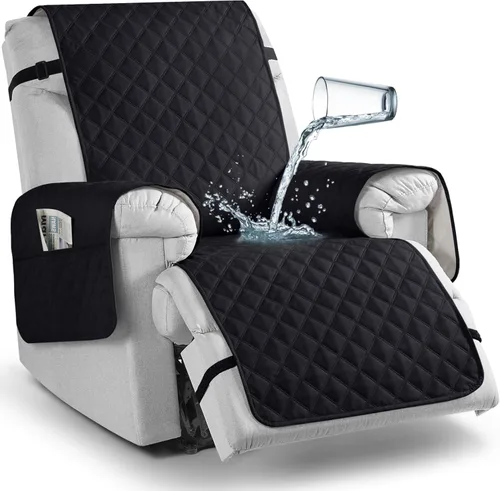 TAOCOCO - Funda antideslizante para silla reclinable, funda para sofá, funda para silla reclinable pequeña con correas elásticas, protector de