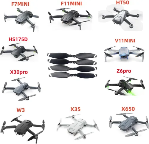 Miniatura 5 de sea jump 24 unids hélice para HS175D X650 X500pro Z6pro F11MINI F7MINI Fotografía aérea plegable Quadcopter Accesorios Control remoto Drone Blade