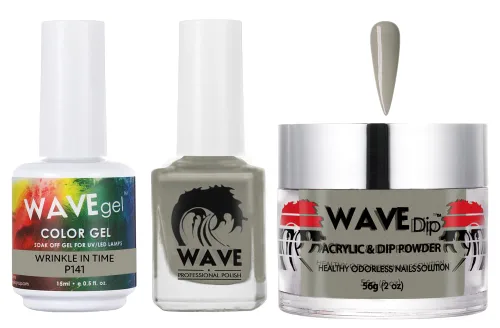 Miniatura 25 de WAVEGEL - Juego de gel de remojo, laca de uñas y polvo acrílico a juego - Colección Simplicity - #P109 Blizzard