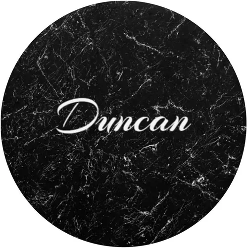 Miniatura 3 de Duncan Custom Boys First Name - Soporte y agarre para teléfonos y tabletas, Negro