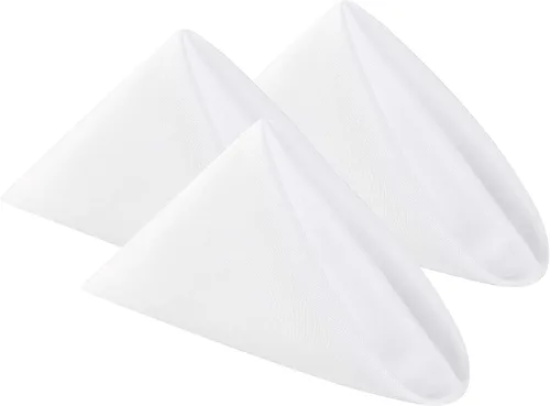 Miniatura 14 de Cupuamon Servilletas de Tela 20x20 pulgadas de Poliéster Lavables Servilletas de Cena Suaves Servilletas de Mesa para Bodas Fiestas Cenas Banquetes