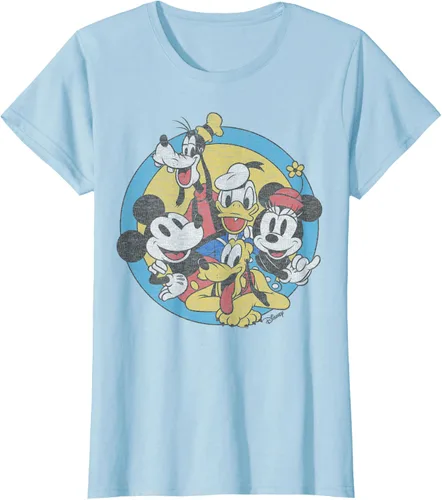 Miniatura 22 de Disney Camiseta retro de Mickey and Friends Group Shot