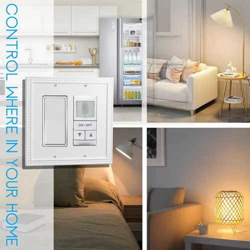 Miniatura 4 de Cubiertas de interruptor de luz para placa de pared, cubiertas de salida de tamaño mediano, cubiertas decorativas para placa de interruptor GFCI