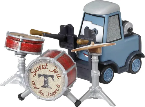 Miniatura 5 de Disney Cars Toys Pam Wheeldarrow, vehículo de personaje favorito de los fanáticos a escala 1:55 para carreras y contar historias, regalo para niños