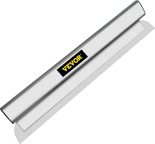 Miniatura 17 de VEVOR Hoja de alisado, cuchillo de alisado de 24 pulgadas, cuchillo de construcción de acero inoxidable europeo, espátula de perfil de aluminio