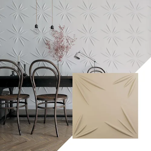 Miniatura 41 de Ekena Millwork WP20X20INWH 19 5/8 pulgadas de ancho x 19 5/8 pulgadas de alto Inula EnduraWall Decorativo 3D Panel de Pared Cubre 2.67 pies cuadrados