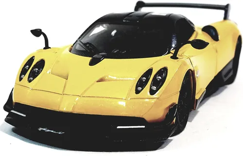 Miniatura 6 de KiNSMART - 2016 Pagani Huayra BC 5" metal fundido a escala 1:38 modelo de coche de juguete con acción de retroceso (Azul)