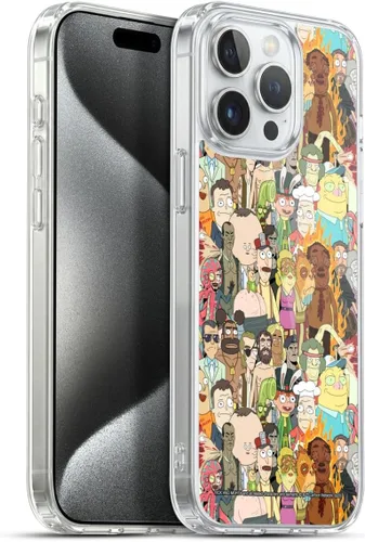 Miniatura 62 de Head Case Designs Funda de gel con licencia oficial de Rick and Morty Aliens Season 3 [protección de grado militar] compatible con Apple iPhone 12