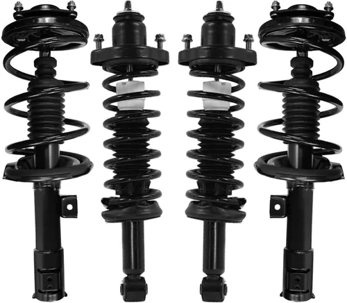Miniatura 26 de Detroit Axle - 4 piezas de soportes para Toyota 2004 2005 2006 2007 2008 2009 Prius, soportes delanteros y traseros con resortes helicoidales