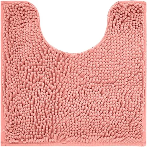 Miniatura 30 de Reyox Tapete de baño de felpilla, tapetes para inodoro en forma de U, tapete de baño de felpa suave, absorbente y peludo, tapete de contorno