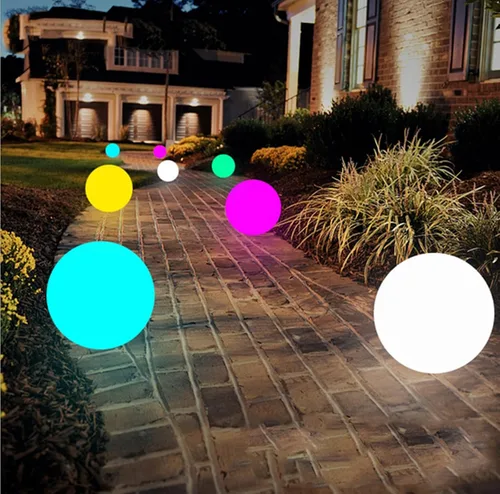 Miniatura 3 de Luz LED de bola de 6 pulgadas, luces nocturnas recargables multicolor, impermeable, regulable, lámpara de estado de ánimo con control remoto