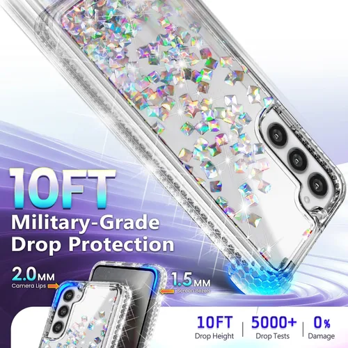 Miniatura 5 de NGB Supremacy Funda compatible con Samsung Galaxy S22 Plus (5G de 6.6 pulgadas) con protector de pantalla (cobertura máxima, TPU flexible), soporte