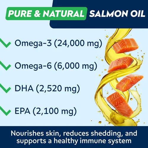 Miniatura 3 de StrellaLab Aceite de pescado Omega 3 Golosinas para perros (180 golosinas) – Alivio de alergias y picazón – Suplemento para la piel y el pelaje