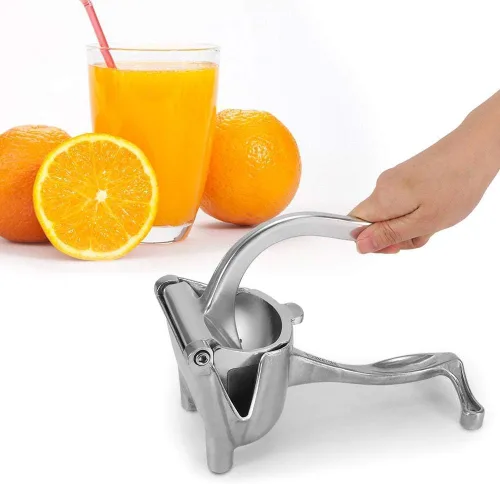 Miniatura 5 de Exprimidor manual Exprimidor manual portátil de aluminio Exprimidor de limón naranja Juicer Extractor de frutas y verduras