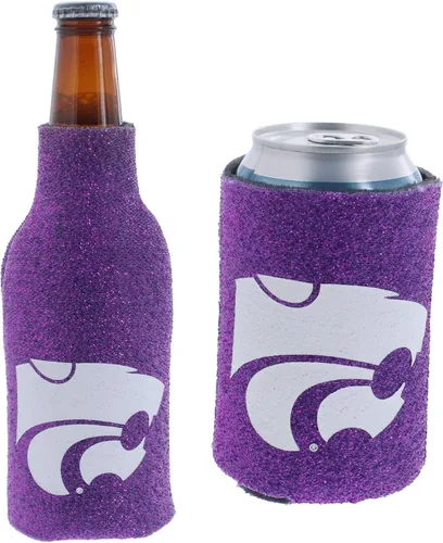 Miniatura 58 de College Team Color Logo Can & Bottle Holder Insulator Beverage Cooler Set