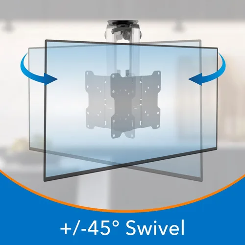 Miniatura 6 de Mount-It! Soporte para TV y monitor abatible y para gabinete y techo para cocinas, RV y espacios pequeños Para pantallas de 13–37 pulgadas VESA