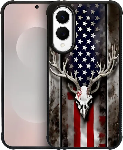 Miniatura 60 de CARLOCA Funda para Samsung Galaxy S21, Camuflaje Bandera Americana Calavera de Ciervo S21 para Hombre Mujer Chico Chica, Antiarañazos TPU Suave a