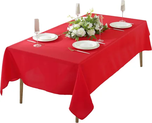 Miniatura 23 de Paquete de 2 Manteles Redondos de 120 Pulgadas de Carbón, Mantel de Poliéster Lavable para Uso en el Hogar, Fiestas, Bodas o Restaurantes.