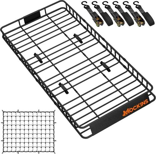 Miniatura 10 de Mockins Bolsa de Carga para Techo de Automóvil de 16 Pies Cúbicos Bolsa de Techo de 45"x34"x18" para Automóvil Sin Portaequipajes Portaequipajes