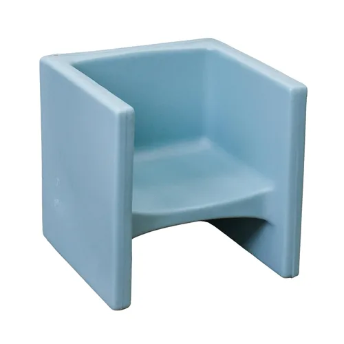 Miniatura 13 de Children's Factory Silla cúbica 3 en 1 para niños, muebles de aula de asientos flexibles, paquete de 1, color verde