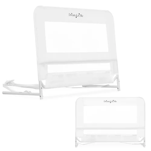 Miniatura 14 de Dream On Me Riel de cama ajustable de seguridad de malla ligera para niños pequeños, tela de malla transpirable, adecuada para todo tipo de camas