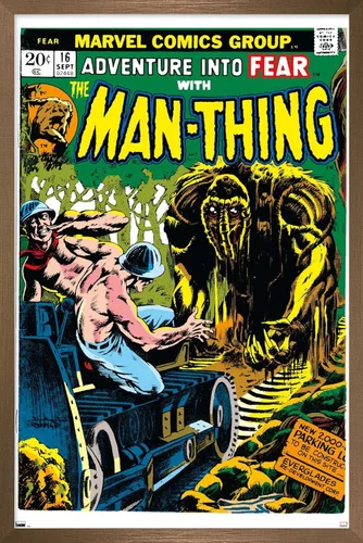 Miniatura 12 de Trends International Marvel Comics: Man-Thing #16 - Póster de pared, 34 pulgadas de largo x 22.4 W, versión premium sin marco