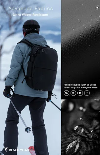 Miniatura 7 de BlackVoyage Vortex Vacuum Seal Travel Backpack 60L Expandable Air Compression System Water Resistant TSA Lock Carry-On