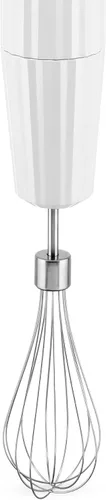 Miniatura 4 de Alessi Plissé MDL10SW/US - Batidora de mano con jarra medidora, batidora y picadora en resina termoplástica, enchufe estadounidense 200W, blanco