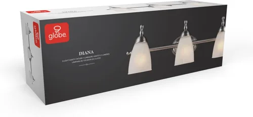 Miniatura 8 de Globe Electric Cusco - Tocador con 3 luces, 50783, 60.0watts, 120.00 volts