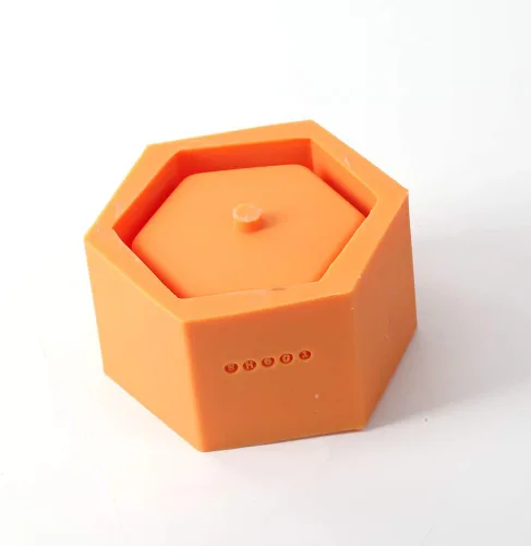 Miniatura 6 de NICOLE Molde de silicona para maceta, moldes de cemento para cenicero, moldes para plantas suculentas