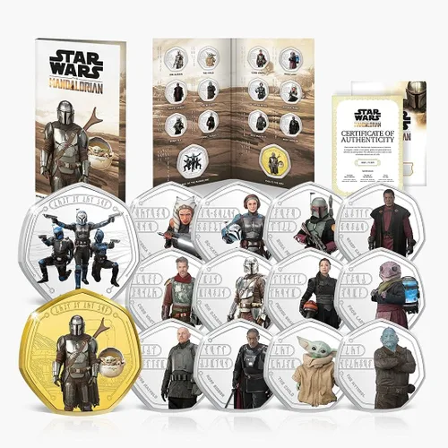 Miniatura 10 de FANTASY CLUB Colección oficial de monedas de la trilogía original de Star Wars Juego premium de 6 monedas Edición limitada certificada