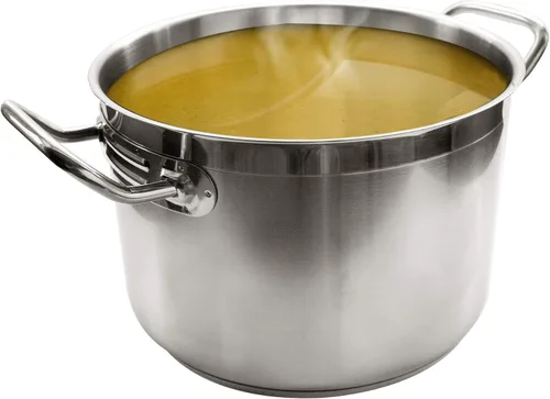 Miniatura 9 de Olla de caldo de acero inoxidable de 8 cuartos con tapa