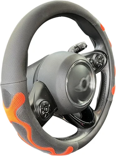 Miniatura 13 de PINCTROT Comfy Grip - Funda para volante, diseño antideslizante, universal de 14.5-15 pulgadas (blanco silicona)