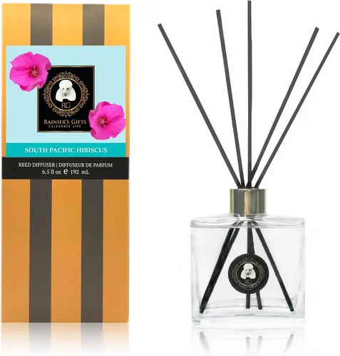 Miniatura 19 de Rainier's Gifts Juego de difusor de varillas (French Country Rose Garden) – Varillas difusoras de aceite perfumado – Ambientador de aromaterapia
