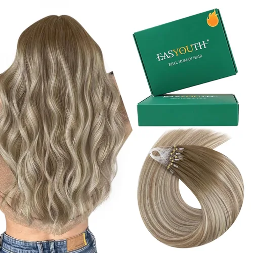 Miniatura 34 de Easyouth Extensión de cola de caballo de cabello humano marrón ombré, extensión de colas de caballo, extensiones de cola de caballo de color marrón