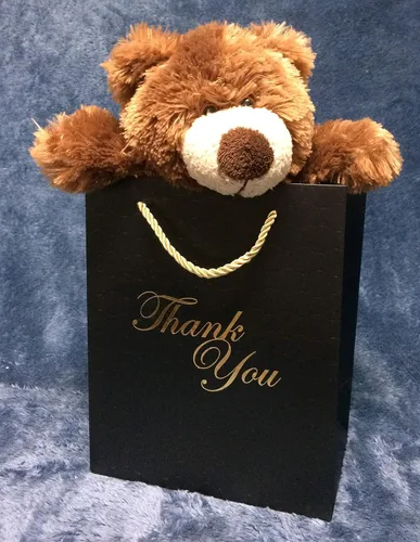 Miniatura 4 de MODEENI Bolsas de agradecimiento negras a granel, 144 bolsas, tamaño mediano de 8 x 10 pulgadas, elegante regalo de boutique para pequeñas empresas