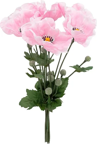 Miniatura 42 de Flores artificiales/falsas/sintéticas, rosas con 2 flores, coral, 10 unidades para bodas, hogar, fiestas, restaurantes