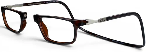 Miniatura 9 de Clic Lentes de lectura magnéticos, lectores ajustables para colgar en el cuello, ajuste seguro con diadema rígida, ejecutivo XL