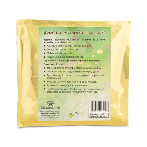 Miniatura 2 de Reetha/Aritha(jabón) Polvo 3.53 oz