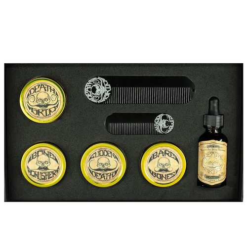 Miniatura 7 de Cera de bigote de fijación fuerte para hombres Cera de barba y bigote Sudden Death de 1oz en lata Perfecta para bigotes de manillar de Death