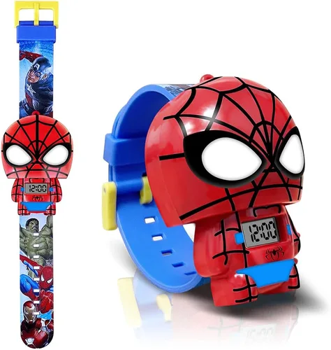 econoLED Kids Watch, Kids Wrist Watch, Superhero Outdoor Kids Sport Watches with Adjustable Strap for Boys Girls, Kids Gift for Birthday, Christmas,