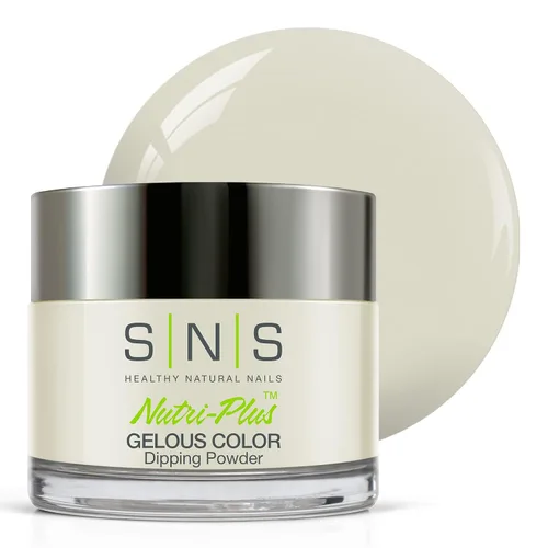 Miniatura 22 de SNS Polvo de inmersión de uñas, polvo de inmersión de color geloso – Alaskan Cruise (gris metálico/plateado, brillante) – Color de uñas de larga