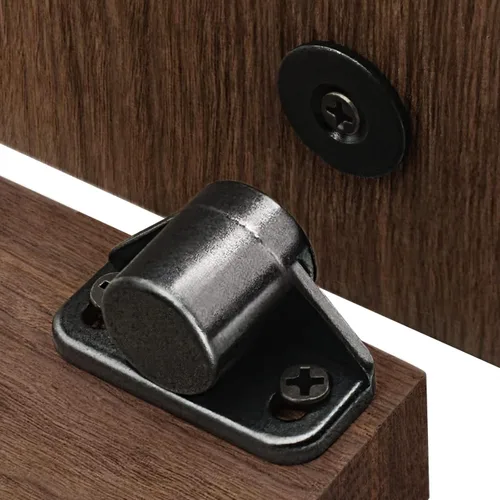 Cierre magnético para puerta, paquete de 4 cierres magnéticos para gabinete, imanes de neodimio para puerta de gabinete, metal pistola Metal (Gun