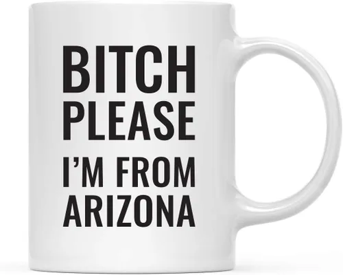Miniatura 19 de Andaz Press Taza de café de 11 onzas, regalo de broma, Bitch Please I'm from Alabama, paquete de 1, incluye caja de regalo, divertidas ideas