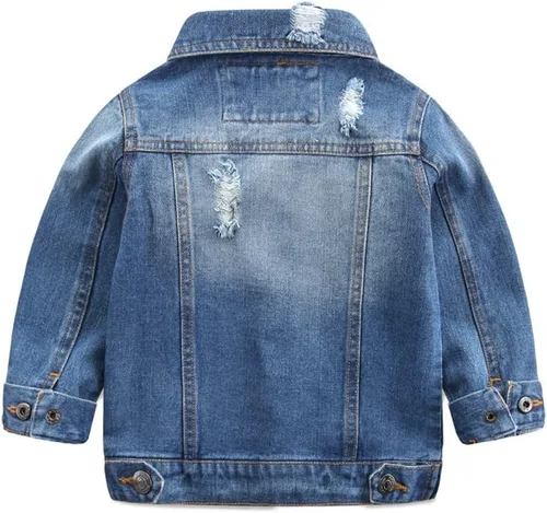 Miniatura 2 de Chaqueta vaquera básica con botones para bebé niño