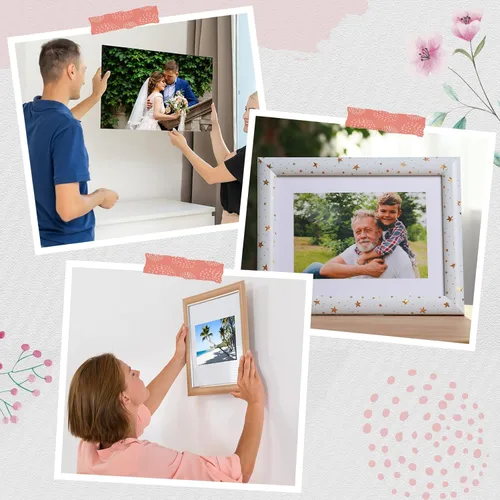 Miniatura 6 de Therwen 30 piezas de 8 x 10 pulgadas Sublimación de metal en blanco de aluminio para sublimación Señales en blanco hojas de paneles de fotos